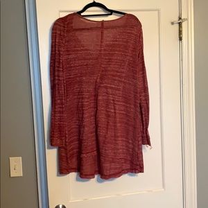 Red long sleeve shirt